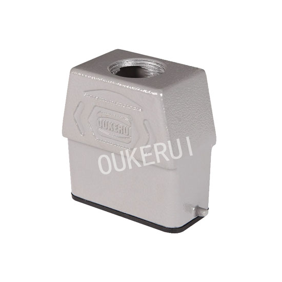 10A Top Entry Struktur Tinggi M25 Plug Heavy Duty Connector Hoods