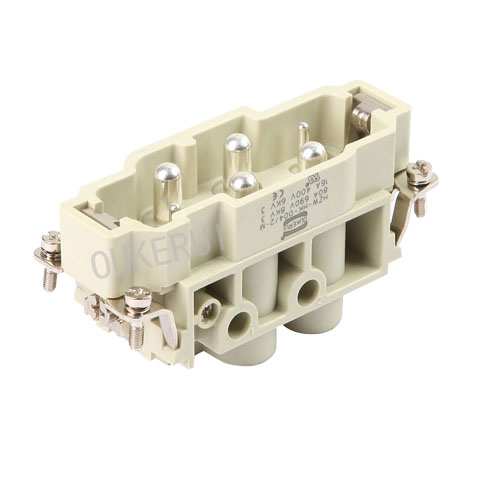 Sisipan Pria Konektor Tugas Berat 4/2 Pin 80A
